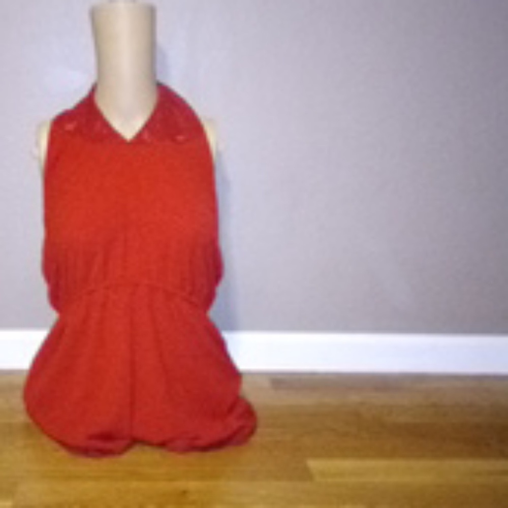 Red romper